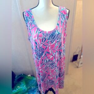 Lilly Pulitzer sleeveless mid length scoop neck summer dress